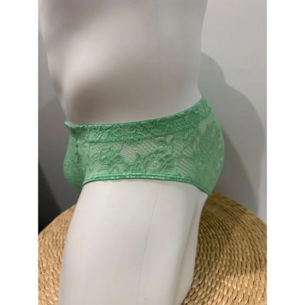 Cosabella Never Say Never Comfort Micro Brief Men's Lace Underwear Ghana Green L